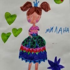 Милана Артемовна Бережная в конкурсе «Кинди Кидс  — твои веселые подружки!»
