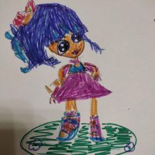 Юлиана Денисовна Чернилевская в конкурсе «Кинди Кидс  — твои веселые подружки!»