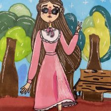 Милена Игоревна Негру в конкурсе «Кинди Кидс  — твои веселые подружки!»