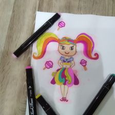 Арина Алексеевна Тарасова в конкурсе «Кинди Кидс  — твои веселые подружки!»