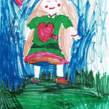 Ева Витальевна Куташова в конкурсе «Кинди Кидс  — твои веселые подружки!»