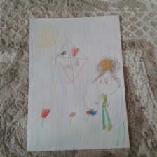 Маша Хонякина в конкурсе «Конкурс воздушных змеев»