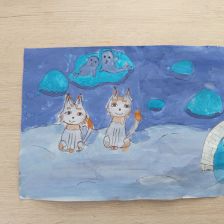 Настя в конкурсе «День приключений с мамой»