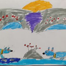 Настя в конкурсе «День приключений с мамой»