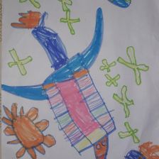 Макар Александрович Афанасьев в конкурсе «Помоги космонавтам добраться до Марса! Нарисуй космический шатл»