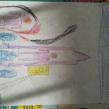 Прохор Сергеевич Кудряшов в конкурсе «Помоги космонавтам добраться до Марса! Нарисуй космический шатл»