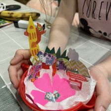 Вера в конкурсе «Праздничные изобретения»