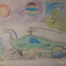 Илья в конкурсе «Праздничные изобретения»