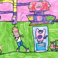 Илья в конкурсе «Праздничные изобретения»