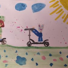 Ксения в конкурсе «Ну, погоди! Покажи класс!»