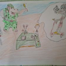 Паша в конкурсе «Ну, погоди! Покажи класс!»