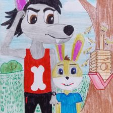 Элина Какаёр в конкурсе «Ну, погоди! Покажи класс!»