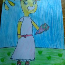 Даша Валерьевна Нечаева в конкурсе «Оранжевый праздник»