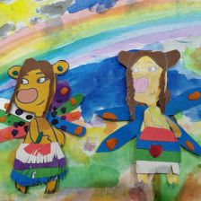 Елизавета Александра Алёшина в конкурсе «Оранжевый праздник»