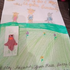 Дарья и Варя Михайловна Чернова в конкурсе «Кто твой оранжевый герой?»