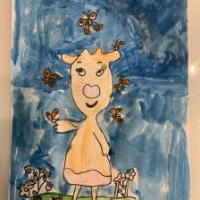 Есения Евгеньевна Ходырева в конкурсе «Оранжевый сюрприз»