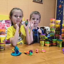 Виктория и Александр Дутовы в конкурсе «Play-Doh - Новый год 2022»