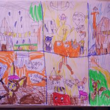 Настя Пермякова в конкурсе «Один день в Простоквашино»