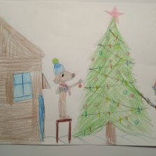 Арина Аликовна Гузаирова в конкурсе «Новый год в Простоквашино»