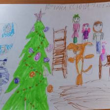 Ксения Дмитриевна Коркина в конкурсе «Новый год в Простоквашино»