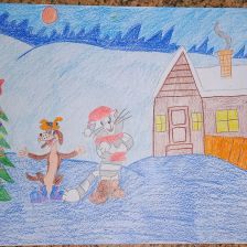 Алиса Александровна Потрохова в конкурсе «Новый год в Простоквашино»