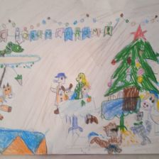 Ольга Евгеньевна Воробьева в конкурсе «Новый год в Простоквашино»