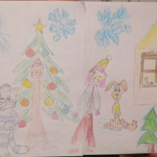 Софья Никитична Будник в конкурсе «Новый год в Простоквашино»