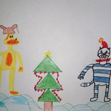 Дмитрий Эдуардович Яньшин в конкурсе «Новый год в Простоквашино»