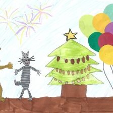 Денис Евгеньевич Карамдин в конкурсе «Новый год в Простоквашино»