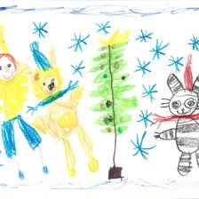 Елизавета Константиновна Рубцова в конкурсе «Новый год в Простоквашино»