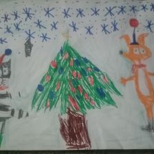 Вероника Денисовна Бухарова в конкурсе «Новый год в Простоквашино»