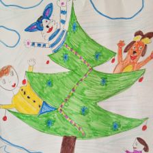 Каюмова Ринатовна Анита в конкурсе «Новый год в Простоквашино»