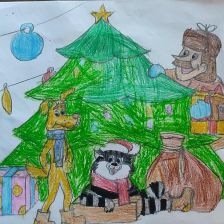 Вика Надежда Нужина в конкурсе «Новый год в Простоквашино»