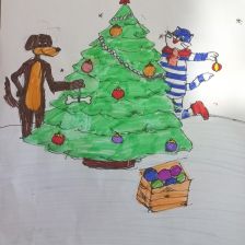 Ева Ивановна Дубовикова в конкурсе «Новый год в Простоквашино»