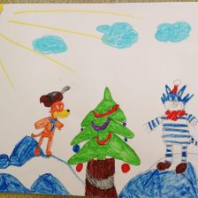 Каюмов Ринатович Максим в конкурсе «Новый год в Простоквашино»