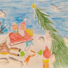 диана Андреева в конкурсе «Новый год в Простоквашино»