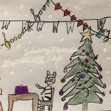 Мари Хусейновна Халамханова в конкурсе «Новый год в Простоквашино»