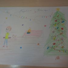 Самира Дамировна Мухаматуллина в конкурсе «Новый год в Простоквашино»