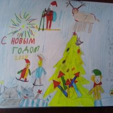 Сережа Сергеевич Зернышкин в конкурсе «Новый год в Простоквашино»