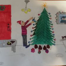 Мария Логвиненко в конкурсе «Новый год в Простоквашино»