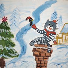 Панфилова Сергеевна Софья в конкурсе «Новый год в Простоквашино»