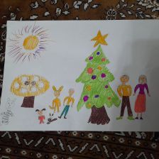 Ксения Евгеньевна Хамина в конкурсе «Новый год в Простоквашино»