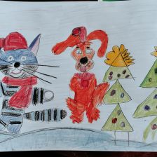 София Пологова в конкурсе «Новый год в Простоквашино»