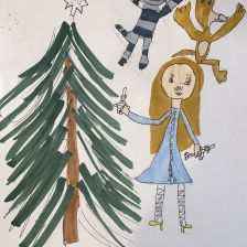 Милана Ивановна Луганская в конкурсе «Новый год в Простоквашино»