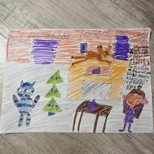 Ева Ширшова в конкурсе «Новый год в Простоквашино»