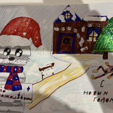 Тараканова Сергеевна Полина в конкурсе «Новый год в Простоквашино»