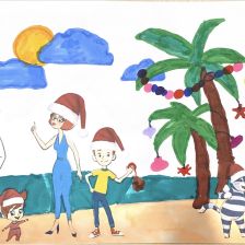 Екатерина Александровна Коровина в конкурсе «Новый год в Простоквашино»