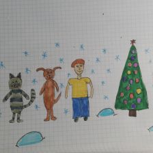 Дарья Медведкина в конкурсе «Новый год в Простоквашино»