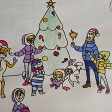 Дарья Анатольевна Лисьих в конкурсе «Новый год в Простоквашино»