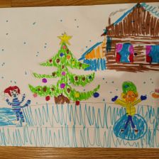 Варя Сергеевна Сапунова в конкурсе «Новый год в Простоквашино»